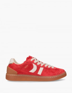 Basket Coolway Duck Femme Rouge France | 937-HVFNQE