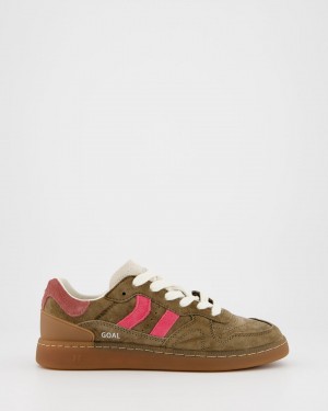 Basket Coolway Goal Femme Marron France | 521-ZUDSJA