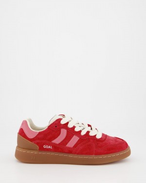 Basket Coolway Goal Femme Rouge France | 528-OLBMWN