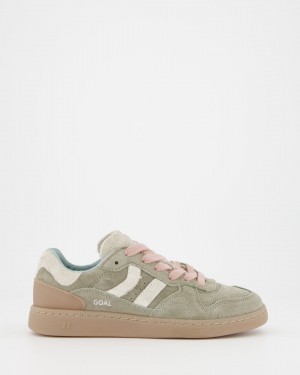 Basket Coolway Goal Femme Vert Clair France | 931-XNQTAV