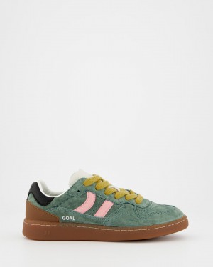 Basket Coolway Goal Femme Vert France | 715-JRAQTC