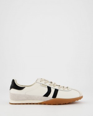 Basket Coolway Mile Leather Femme Blanche France | 736-SLFODV