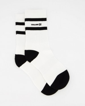 Chaussette Coolway Court Femme Blanche France | 167-KCMBHG