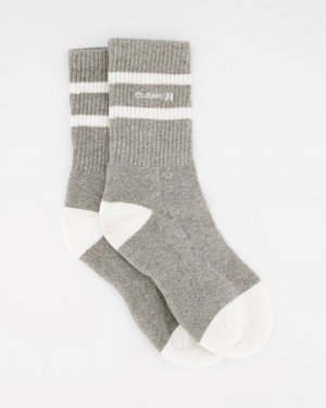 Chaussette Coolway Court Homme Grise France | 742-JNSROY