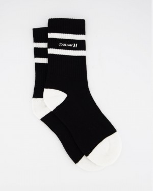 Chaussette Coolway Court Homme Noir France | 947-XEGLRP