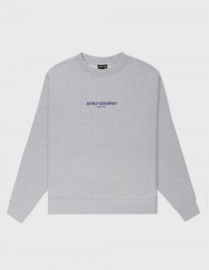 Sweatshirt Coolway Straight Crewneck Homme Grise France | 643-RYLEBS