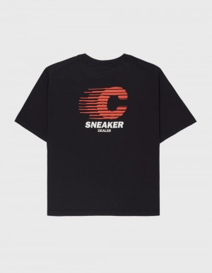 T-Shirt Coolway Racer Homme Noir France | 074-LJCYUS