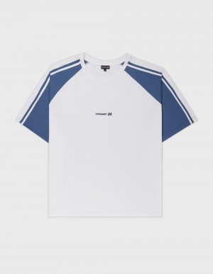T-Shirt Coolway Strike Homme Blanche France | 960-PWHTMI